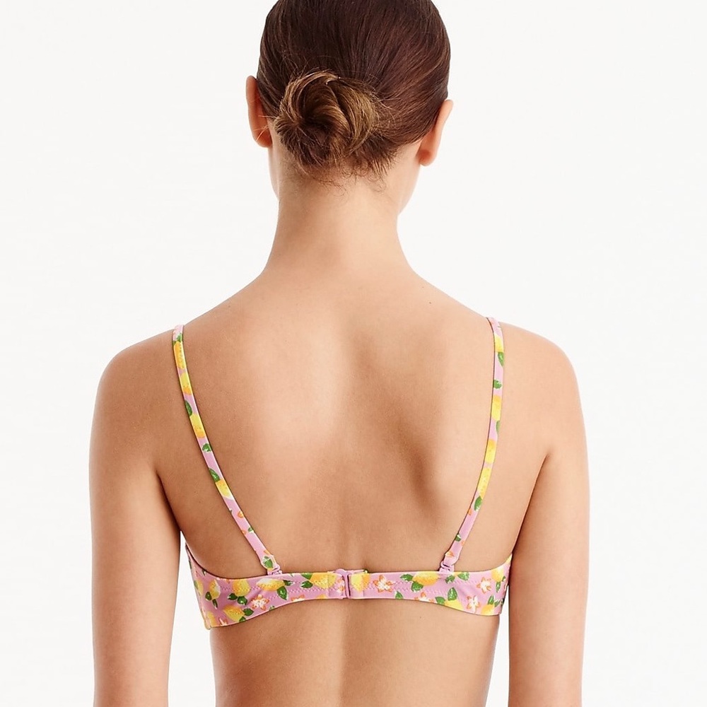 🌸Host Pick🌸J.Crew  Underwire Bikini Top-Lemon - Picture 3 of 3